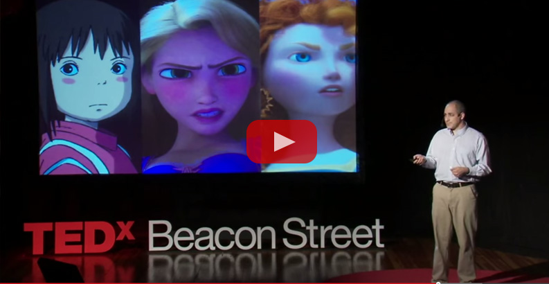 A TED talk about female protagonists, girl power, and boy power in children’s media